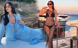 Deren Talu’nun Tatil Pozlarında Işıltılı Anlar: Deniz, Güneş ve Şıklık
