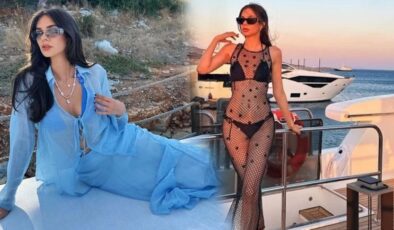 Deren Talu’nun Tatil Pozlarında Işıltılı Anlar: Deniz, Güneş ve Şıklık