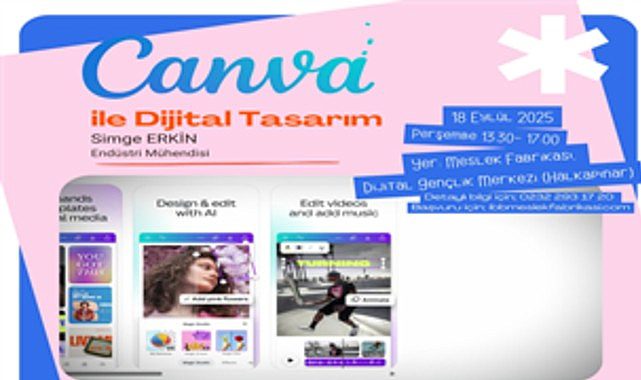 Dijital Tasarım Eğitimiyle Gençleri Canva ve Yapay Zeka Yolunda Buluşturuyoruz