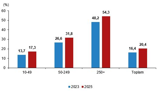 İşletmelerin Dijital Olgunluk Raporu: Sabit Hat, Web Varlığı ve E-ticaret Eğilimleri 2025
