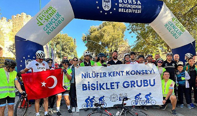Tophane-Nilüfer-Mudanya Bisiklet Turu: Pedallar Sağlık ve Dayanışma İçin Birlikte Döner