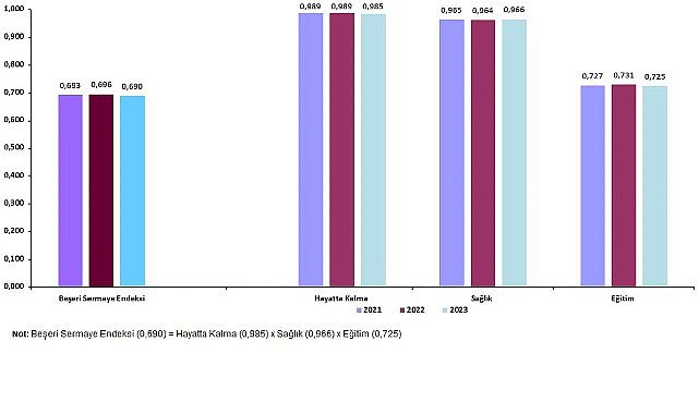 Türkiye için Beşeri Sermaye Endeksi: 2023 Sonuçları ve İl Bazında Dağılım